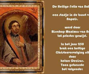 De H. Felix van Nola en de Engelen